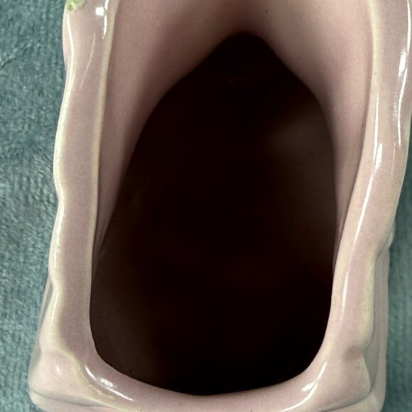 Vintage Pink Ceramic Swan Planter Vase Decor Housewares Container Trinket Dish - Picture 9 of 16